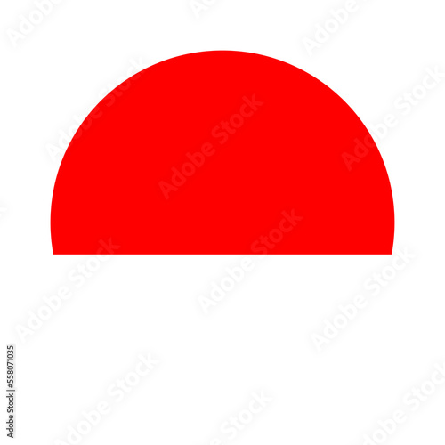 Free Download red semi circle tag sale - GFXLoad