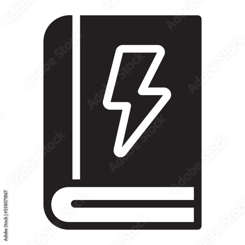 manual book glyph icon