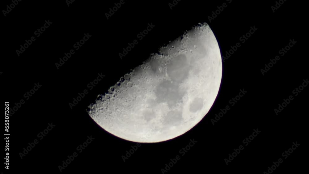 The moon on the black night sky. Cosmos. The universe. The moon on the black night sky. Cosmos. The universe.