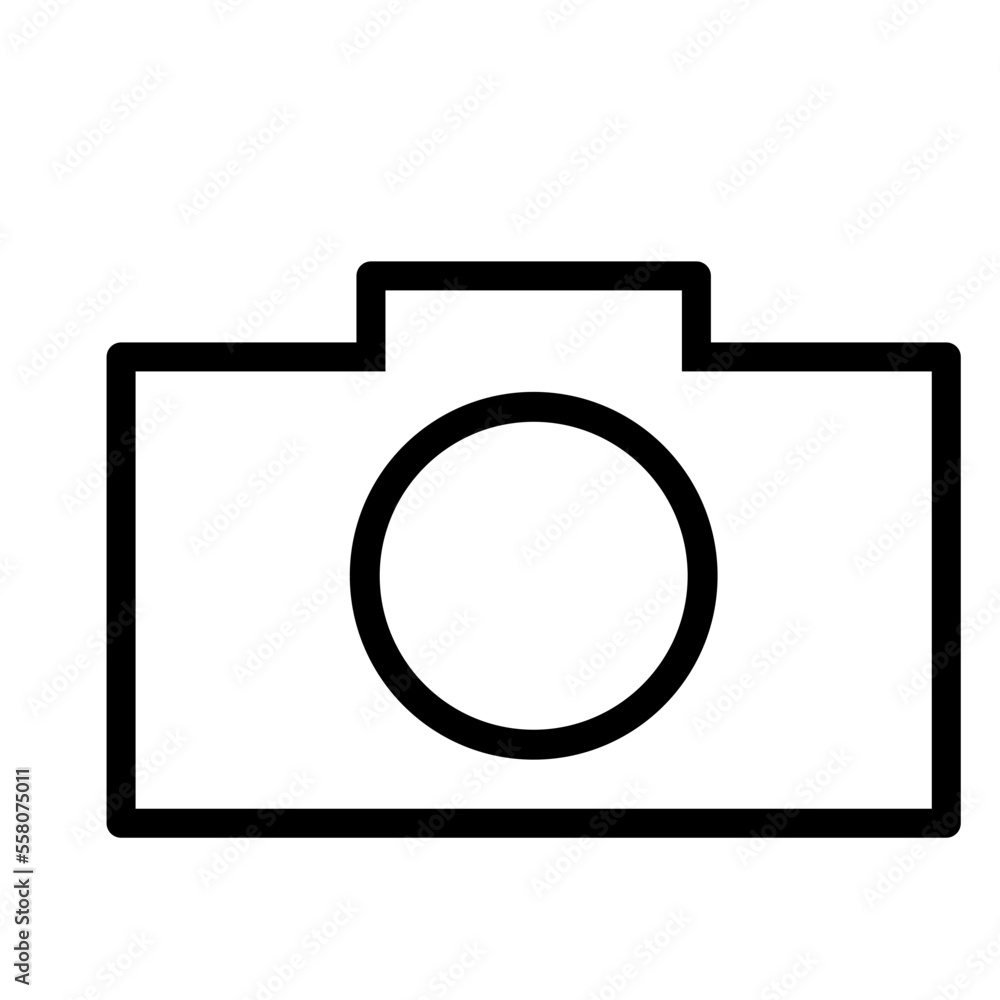 Photo Camera Vector Icon Photo Camera Vector Icon
