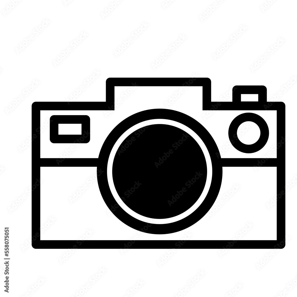 Photo Camera Vector Icon Photo Camera Vector Icon
