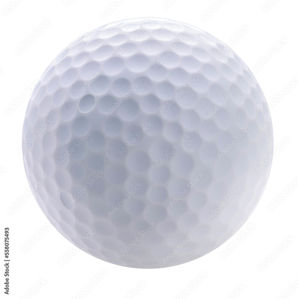 Golf ball on white background, Golf ball sports equipment on white PNG file. Golf ball on white background, Golf ball sports equipment on white PNG file.