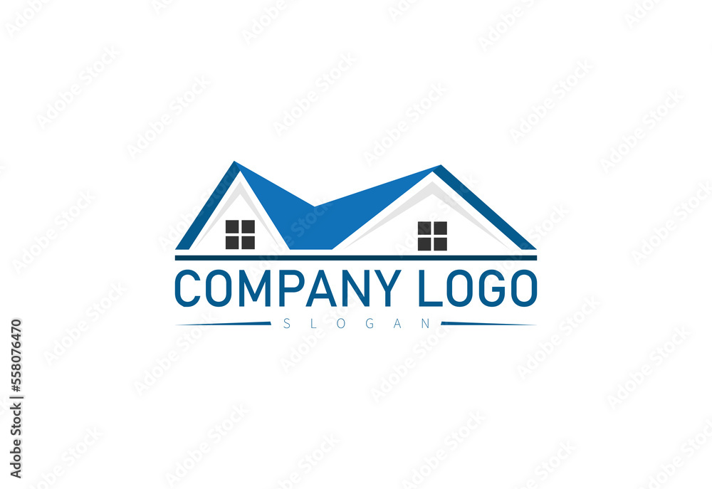 Fototapeta premium Home logo icon vector illustration design template. Home and house logo design vector, logo , architecture and building.