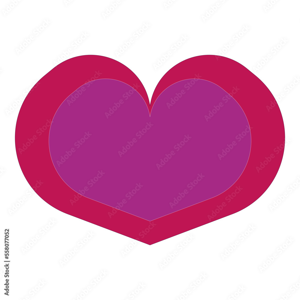 An abstract transparent heart shape design element. An abstract transparent heart shape design element.