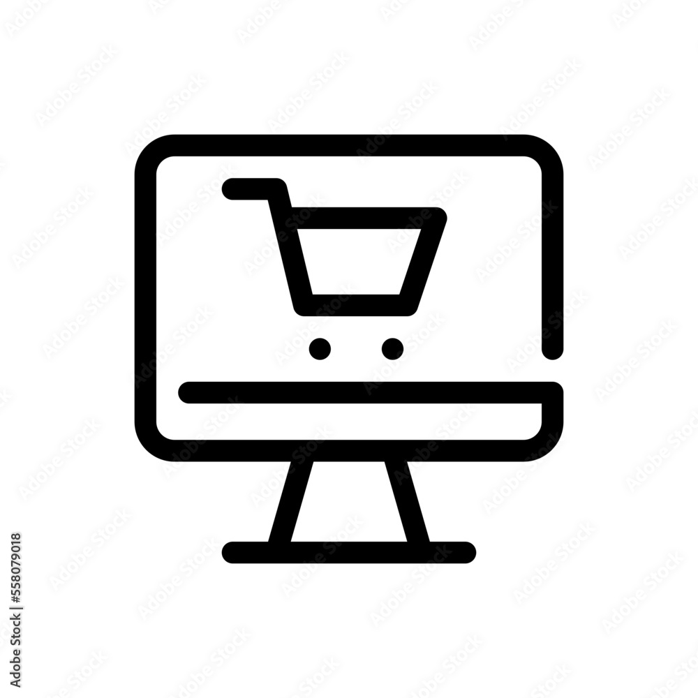 ecommerce line icon ecommerce line icon