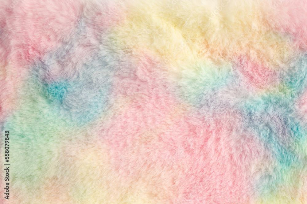 Colorful fur background Colorful fur background