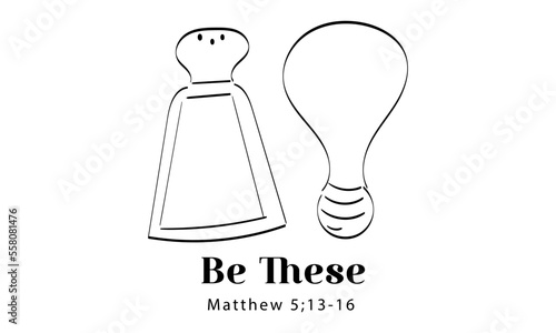 Scripture Illustration. The message of the Gospel of Jesus Christ. Bible lesson for kids. 