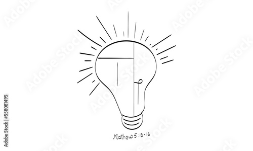 Scripture Illustration. The message of the Gospel of Jesus Christ. Bible lesson for kids. 