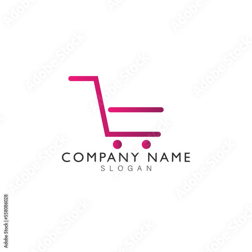 Online Shop Logo designs Template.