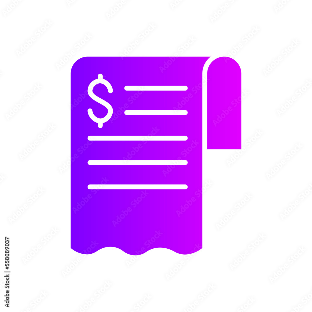 bill gradient icon