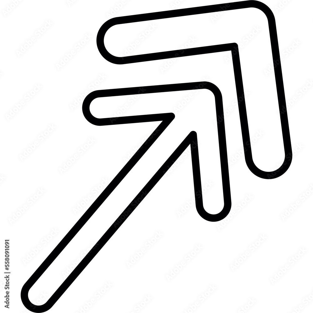 Up Right Arrow Icon Up Right Arrow Icon