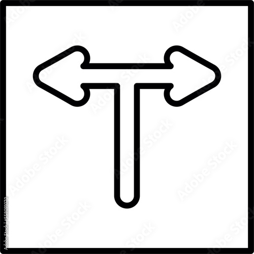 T Junction Icon