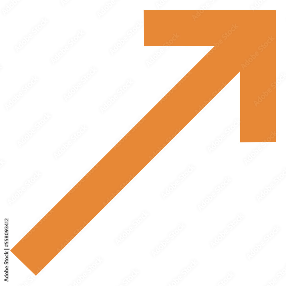 diagonal up right orange arrow icon diagonal up right orange arrow icon