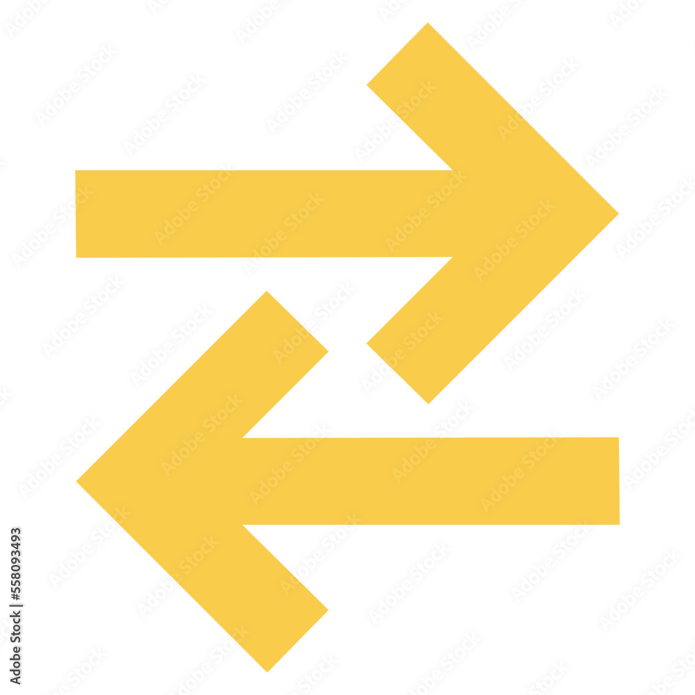 right left yellow arrows icon right left yellow arrows icon