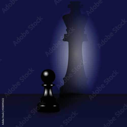 pawn chess inspiration tee graphic for print illustration t shirt vector art 