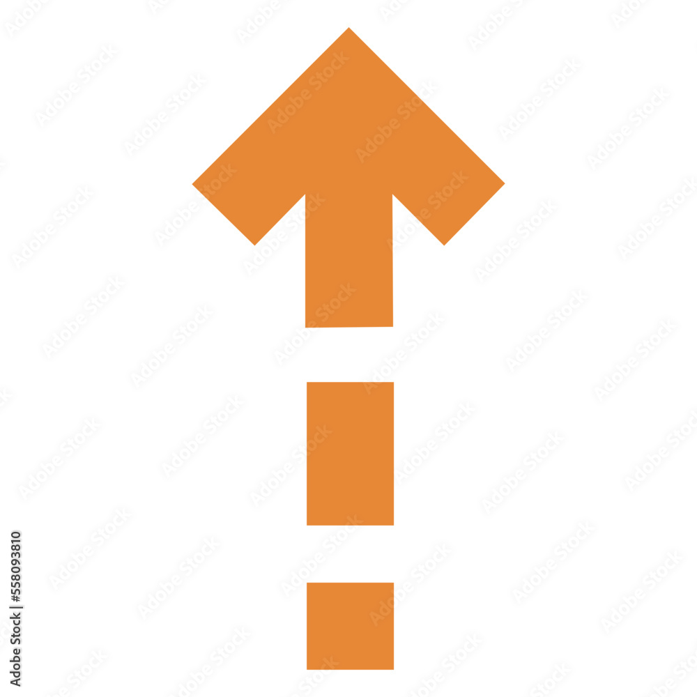 up dash orange arrow icon up dash orange arrow icon