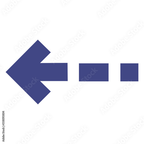 Free Download left dash purple arrow icon - GFXLoad