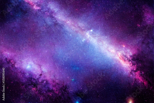 A view from the telescope of many galaxies  created with Generative AI