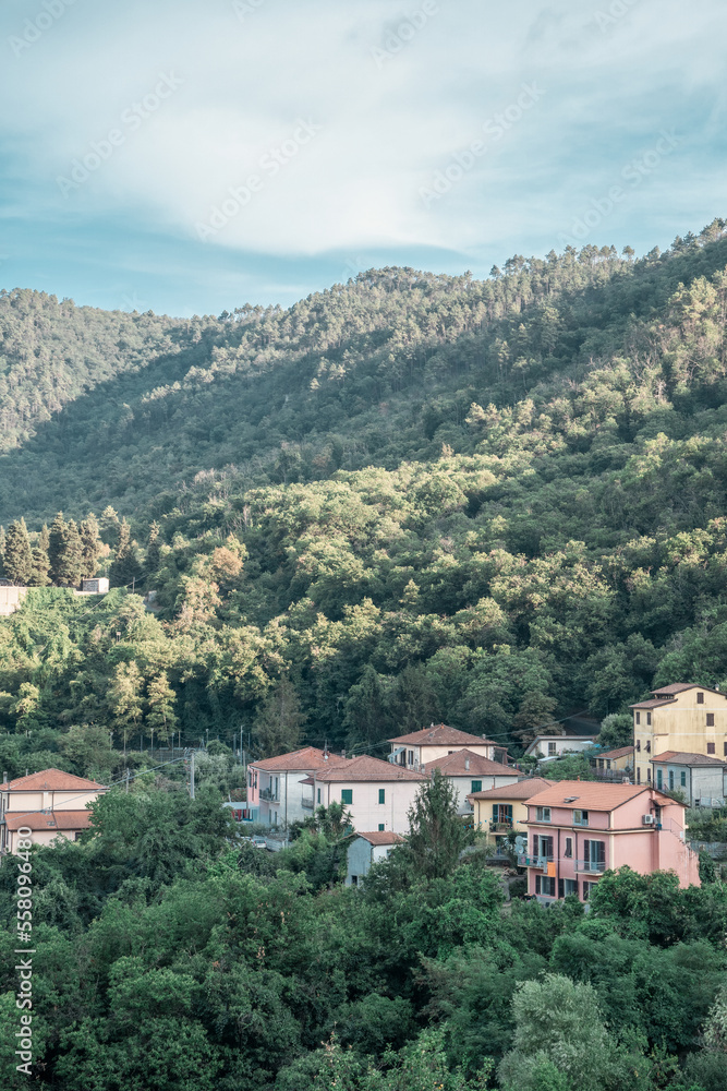 view of an Italian mountain village