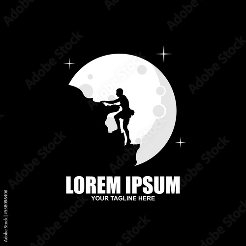 Modern vector professional logo emblem climbing club