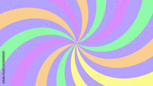 colorful sunburst spiral backdrop