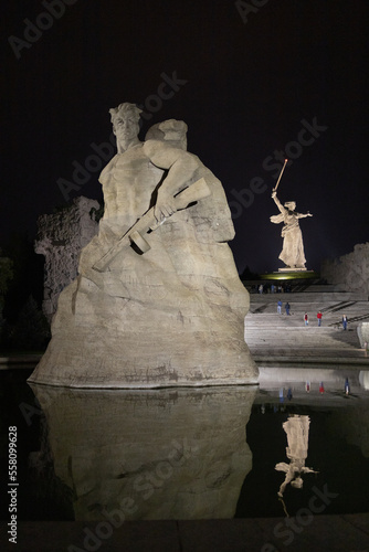 Monument Stay to Death in Mamaev Kurgan,Russia