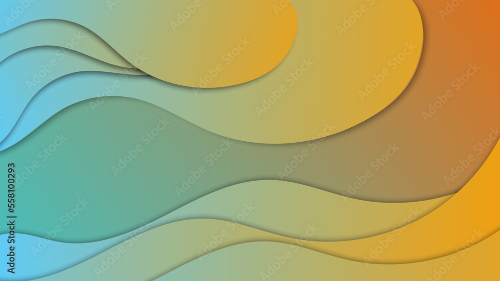 Modern green and orange background Modern green and orange background