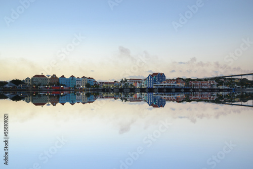 the city of willemstad on the island of Curaçao in the caribbean sea © gustavo