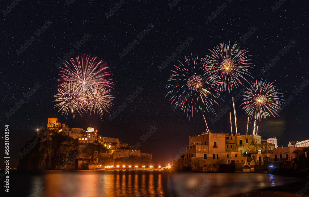 Fototapeta premium Capodanno Ischia Ponte