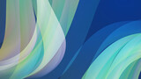 Modern blue and green wave background