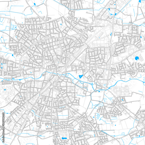 Gutersloh, Germany high resolution vector map