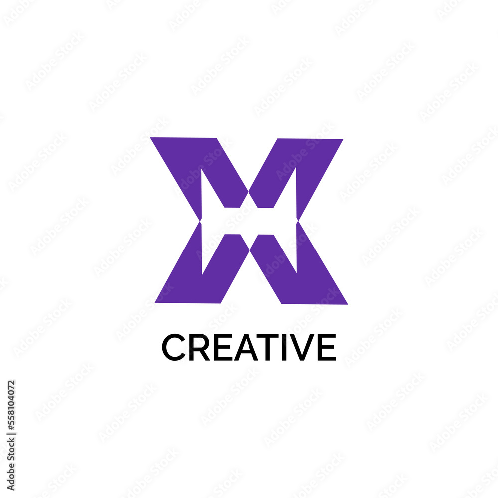X letter logo design with abstract and modern concept isolated on white background X letter logo design with abstract and modern concept isolated on white background