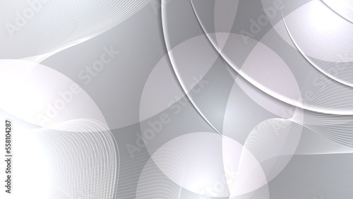 Abstract white and grey on light silver background modern design. Vector illustration
