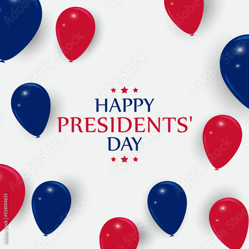 vector illustration for happy  president day
