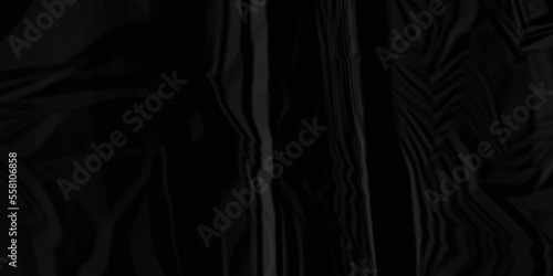 Black texture Black silk background . Black fabric background texture . abstract background luxury cloth or soft wave or wavy folds of grunge silk texture material or smooth luxurious .