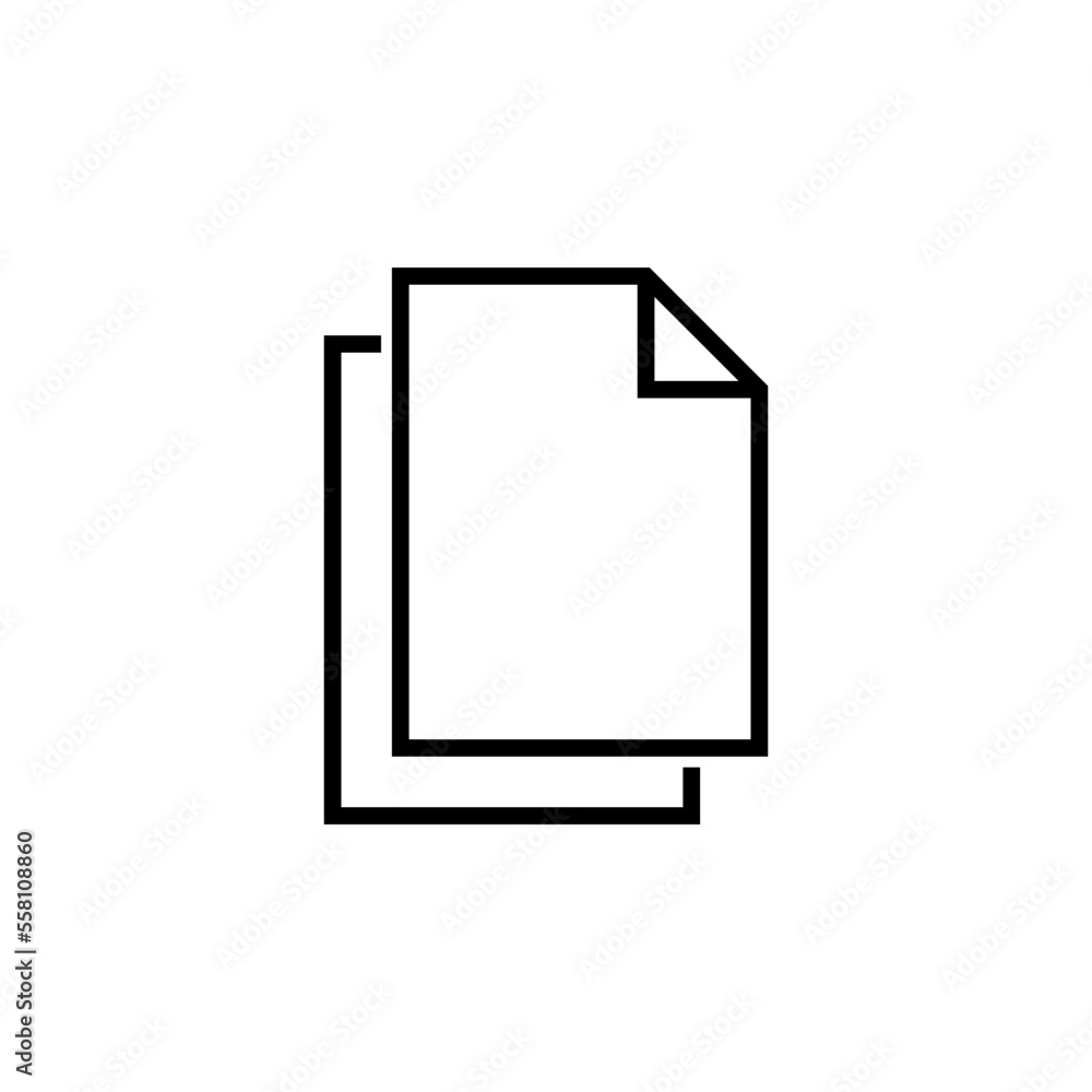 Paper Sheet Document Icon Vector Template Paper Sheet Document Icon Vector Template