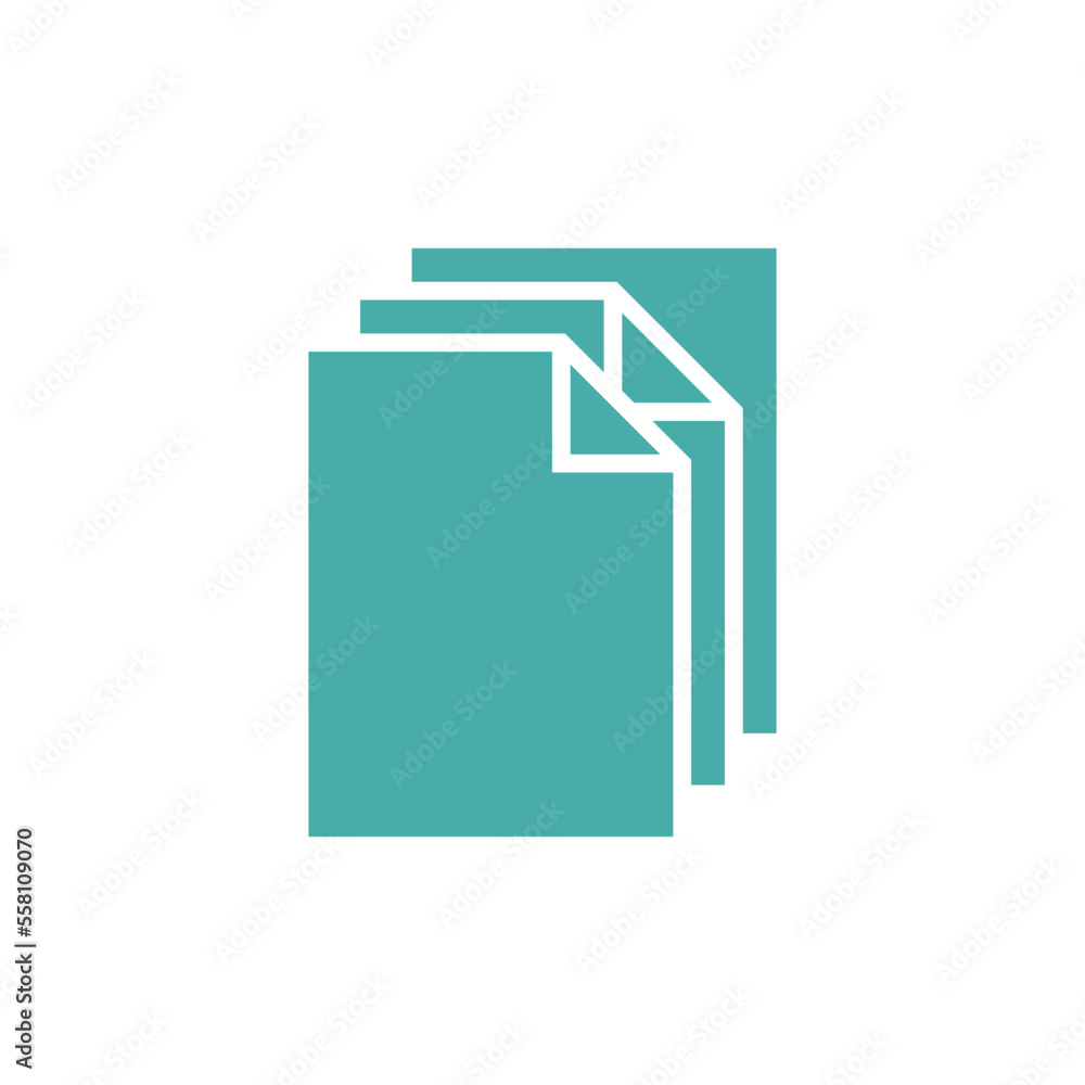 Paper Sheet Document Icon Vector Template Paper Sheet Document Icon Vector Template