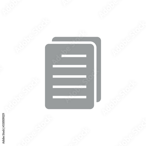 Paper Sheet Document Icon Vector Template © waniperih