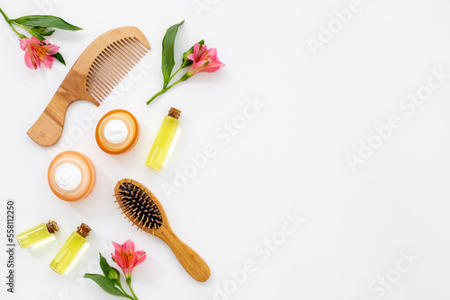 Hair care and styling cosmetics with natural oil