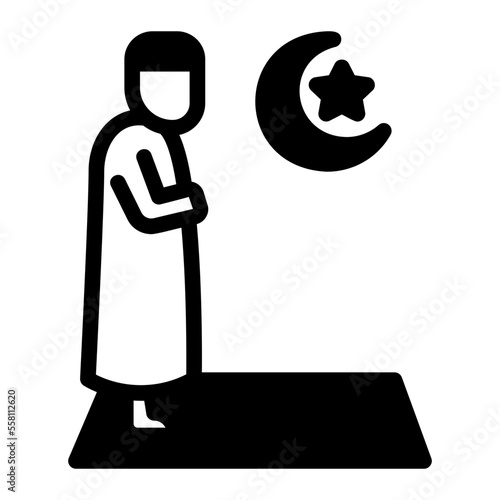 salat glyph icon