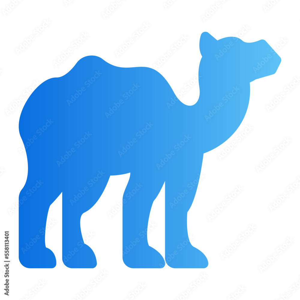Fototapeta premium camel gradient icon