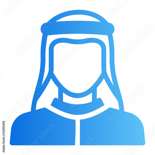 muslim gradient icon