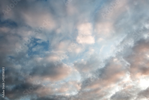 sunset sky with clouds abstract 