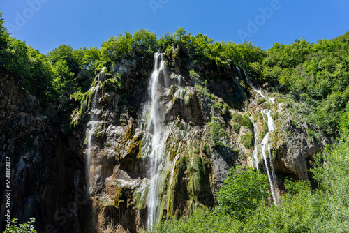 Plitvice National Park, where the beautiful natural environment is well preserved