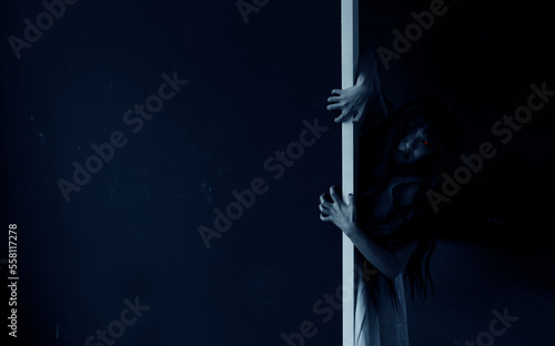Tableau sur toile horror movie concept, woman ghost