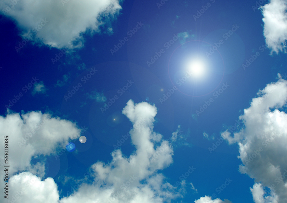 Cloudy sky background
