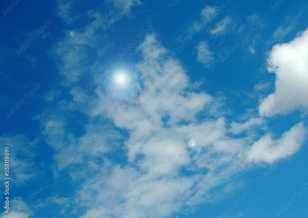 Cloudy sky background
