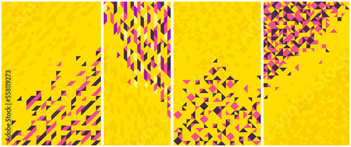 Abstract mosaic vector back...
