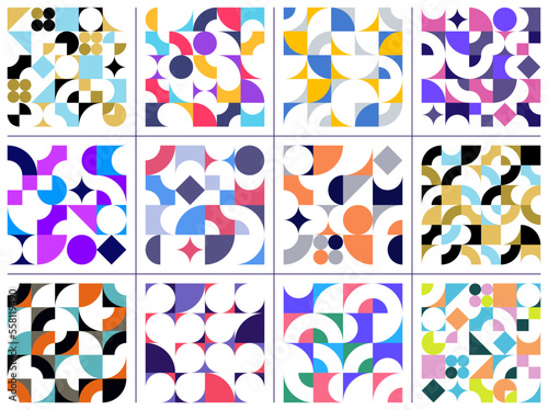 Seamless geometric patterns...
