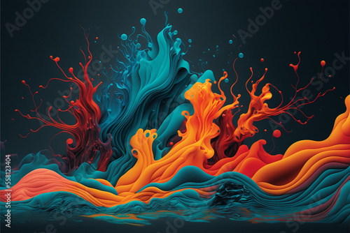 Abstract wavy background wallpaper
